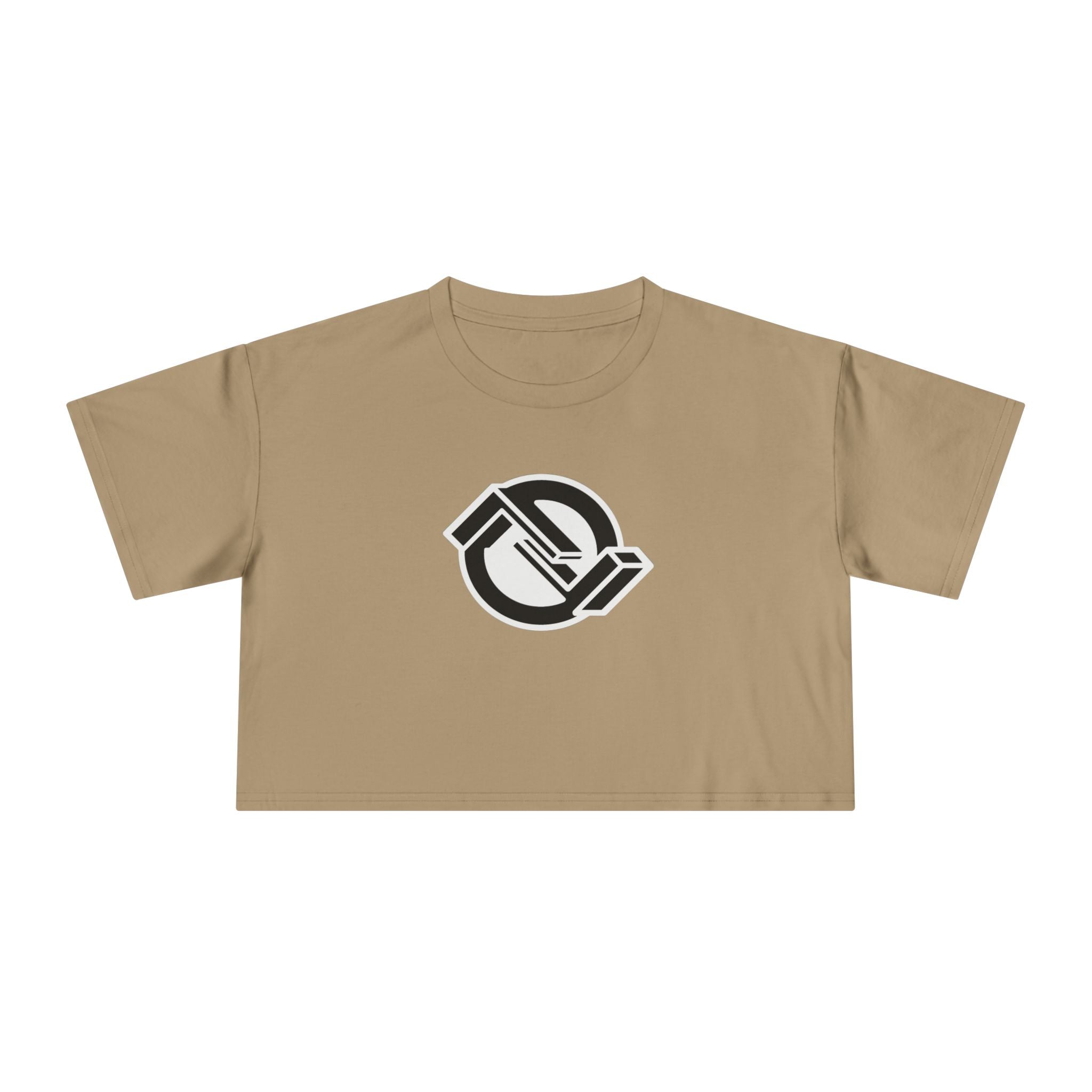 Inverted Logo Crop Tee