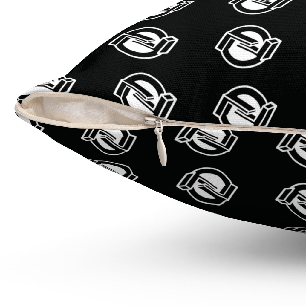 Multi-logo Throw Pillow