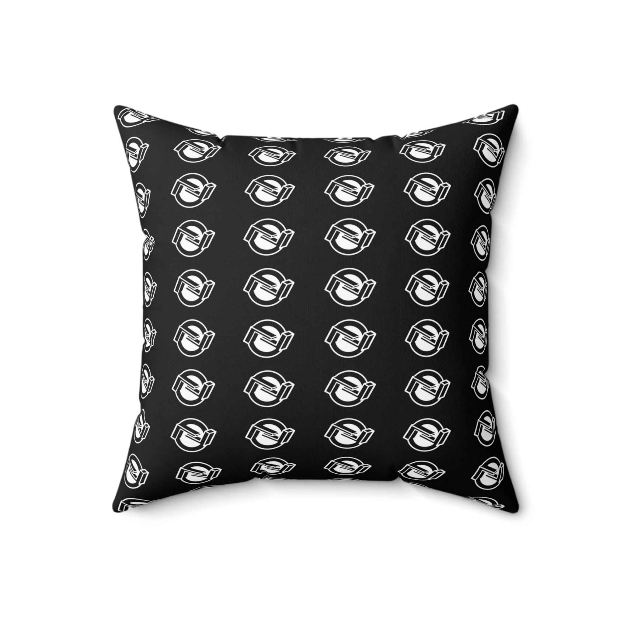 Multi-logo Throw Pillow