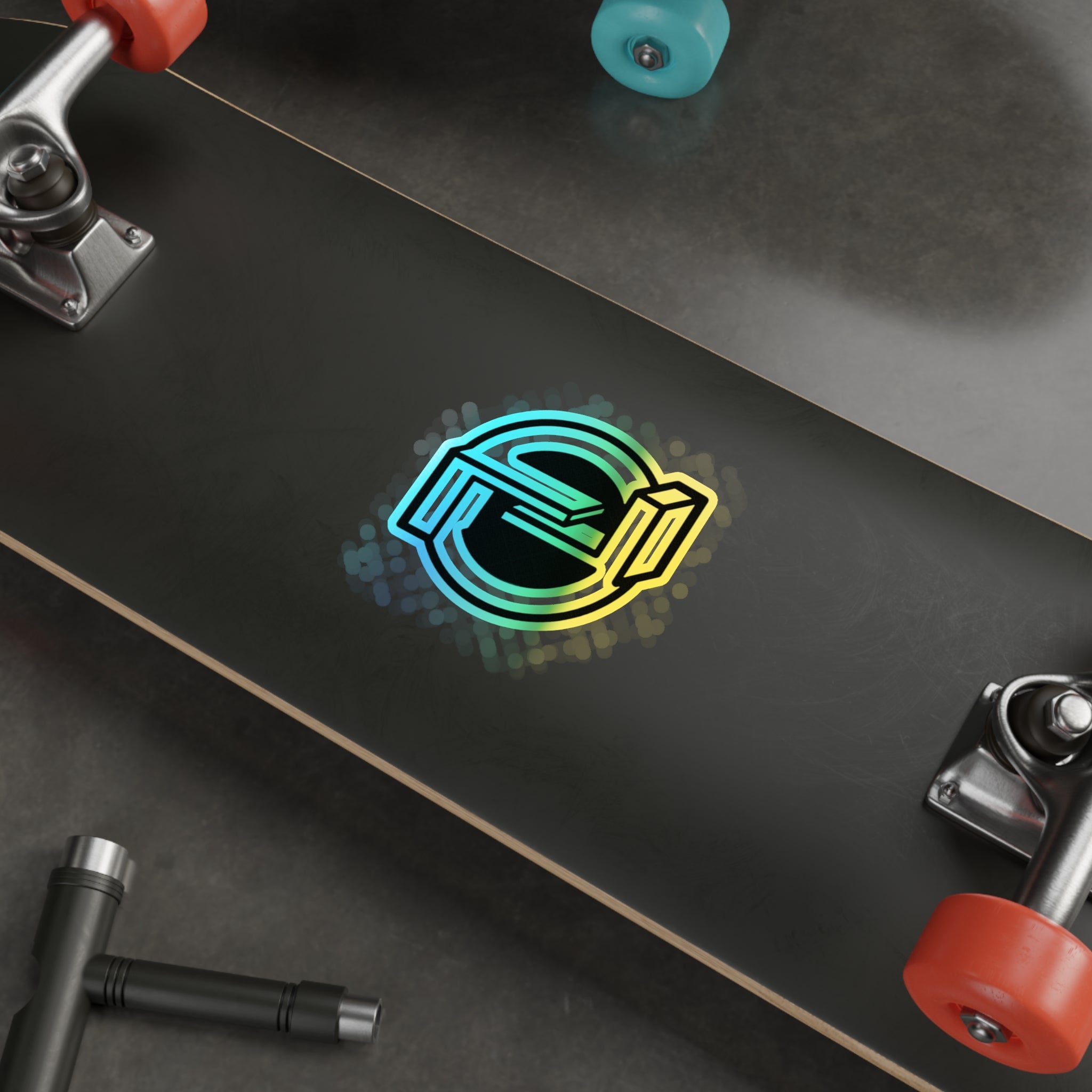 Holographic Logo Die-Cut Logo Sticker