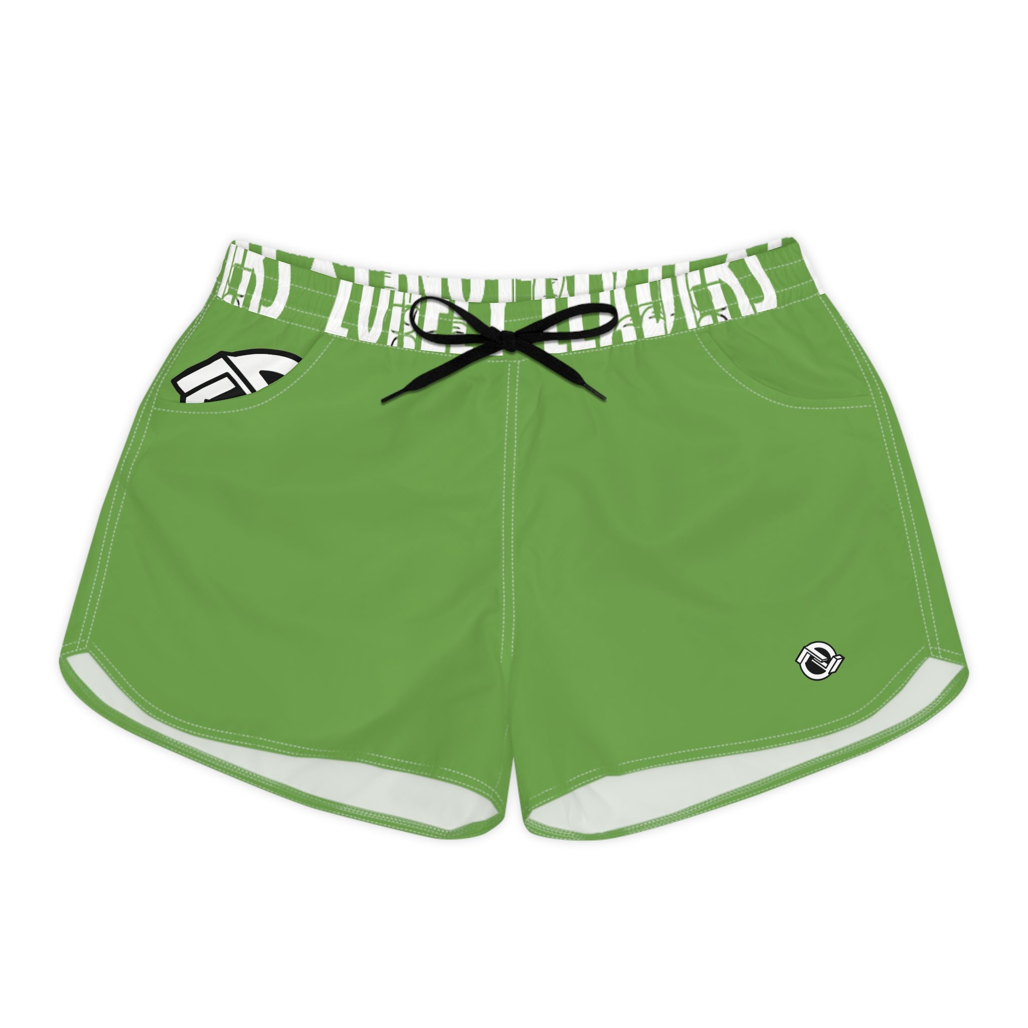 Women’s Pocket Logo Lounge Shorts (Light Green)