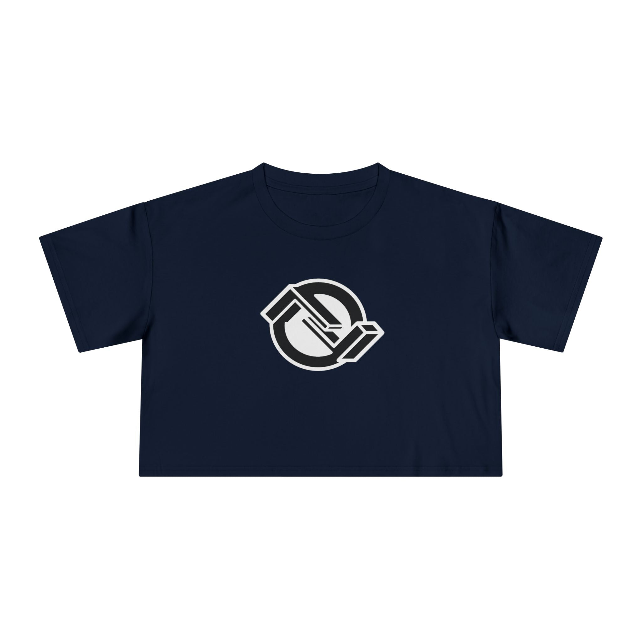 Inverted Logo Crop Tee