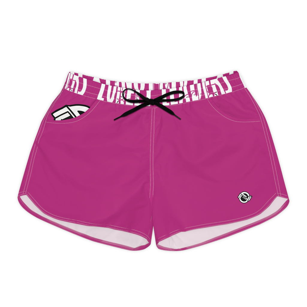 Women’s Pocket Logo Lounge Shorts (Pink)