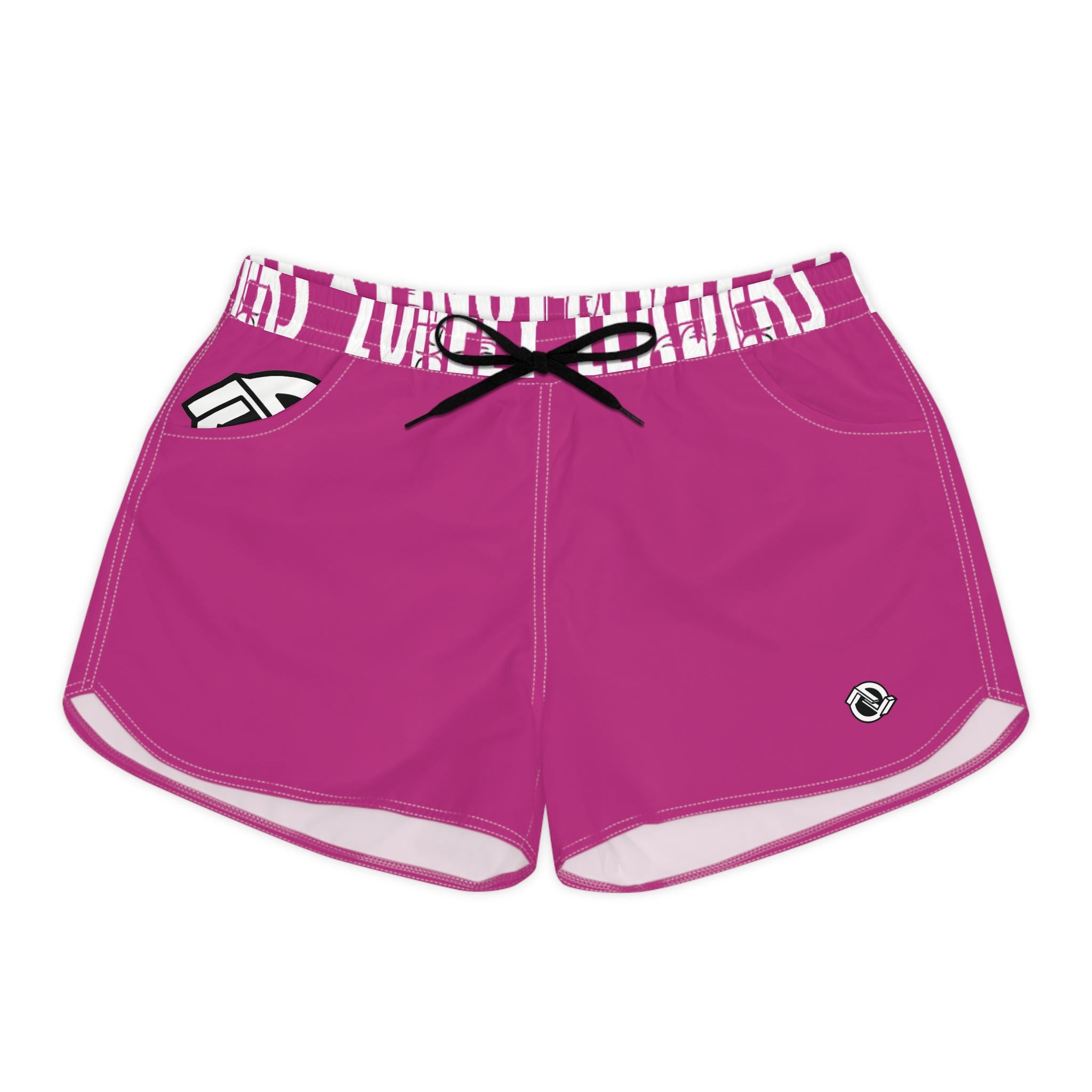 Women’s Pocket Logo Lounge Shorts (Pink)