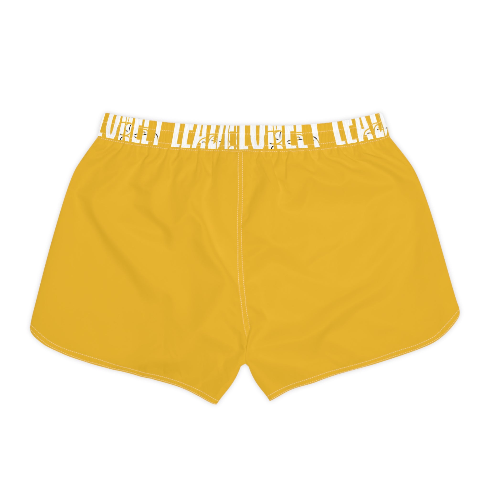 Women’s Pocket Logo Lounge Shorts (Yellow)