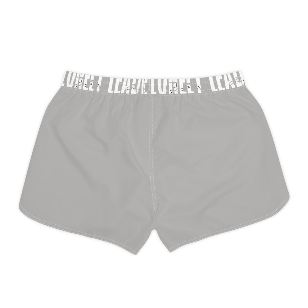 Women’s Pocket Logo Lounge Shorts (Light Grey)
