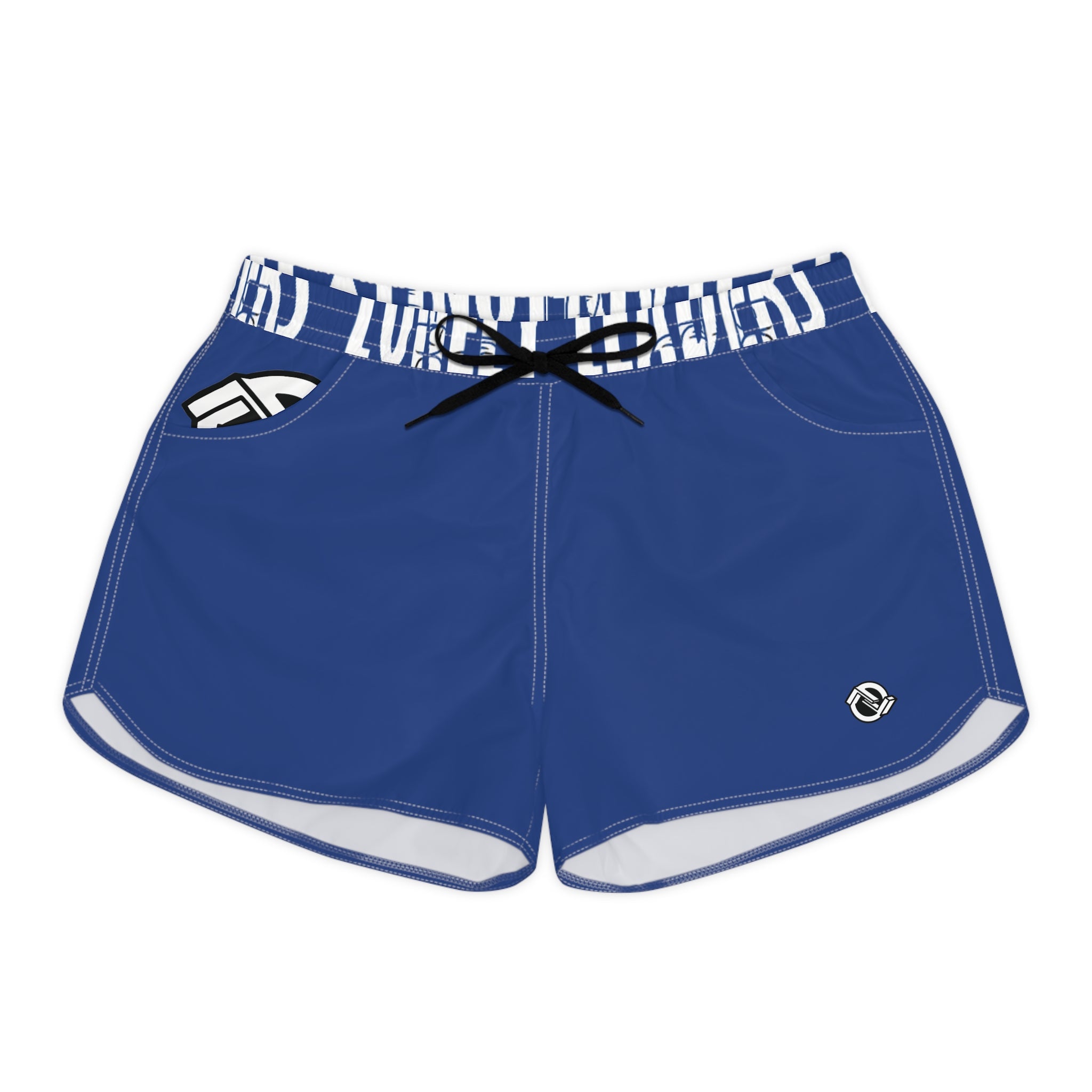 Women’s Pocket Logo Lounge Shorts (Dark Blue)