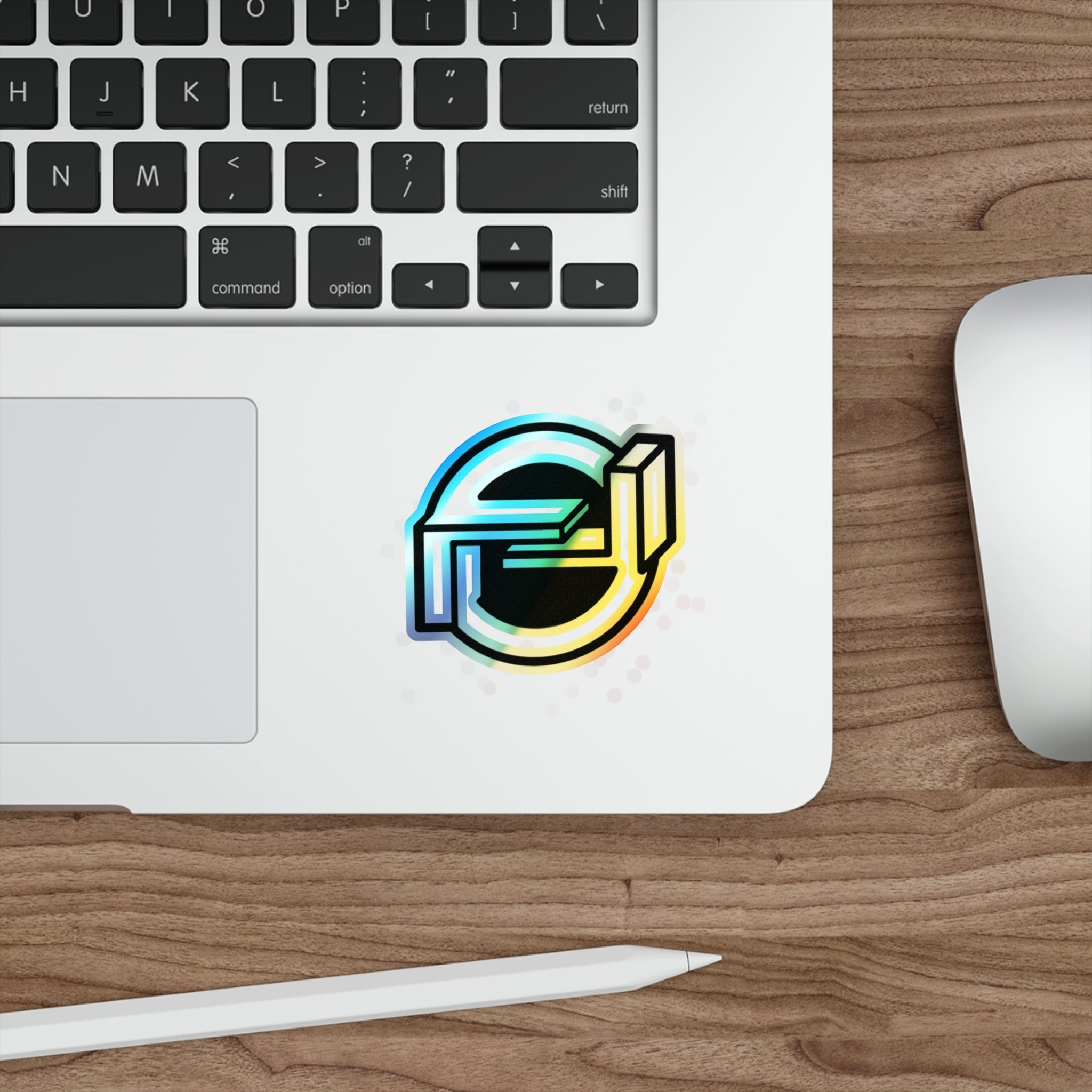 Holographic Logo Die-Cut Logo Sticker