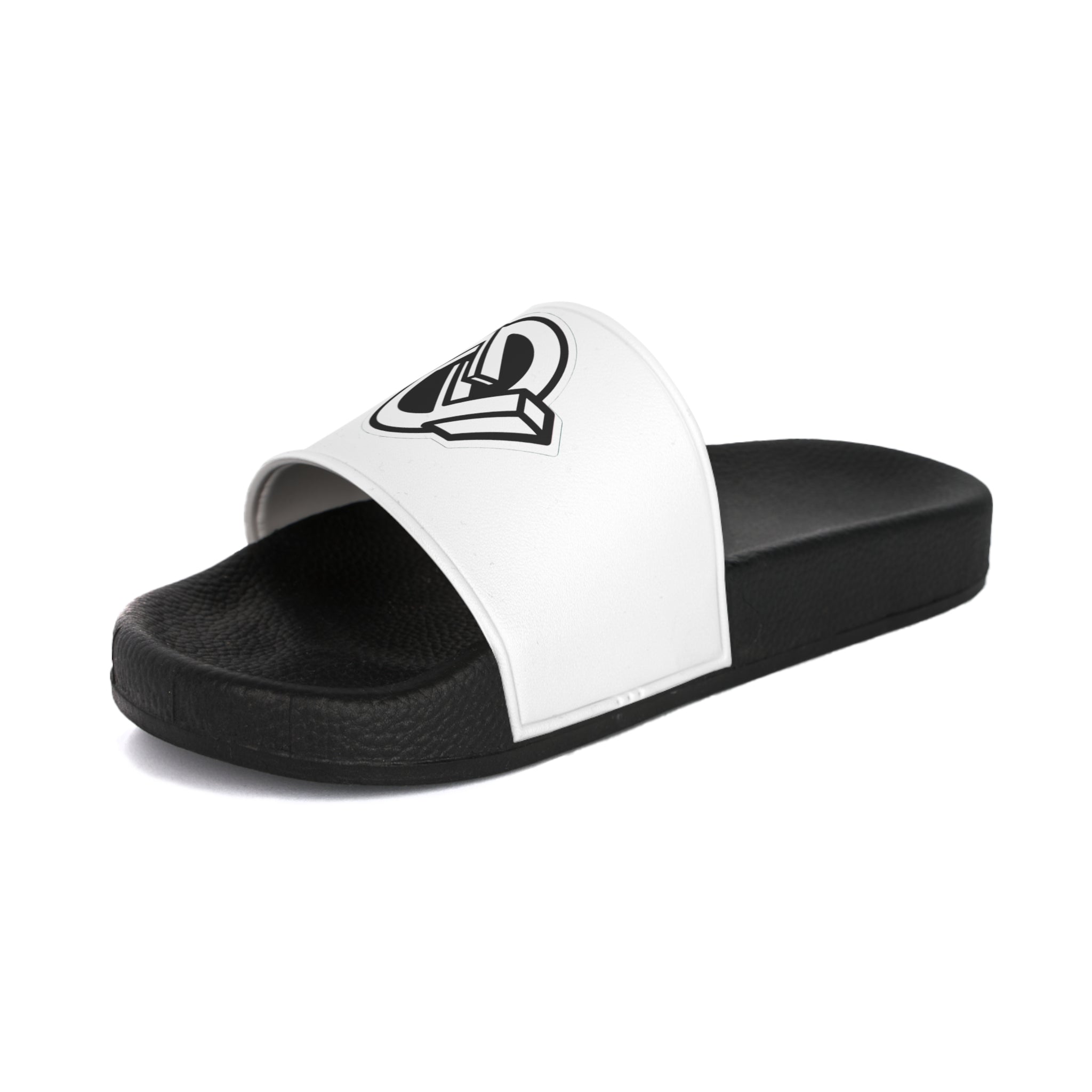 Men's Logo Slides (White)