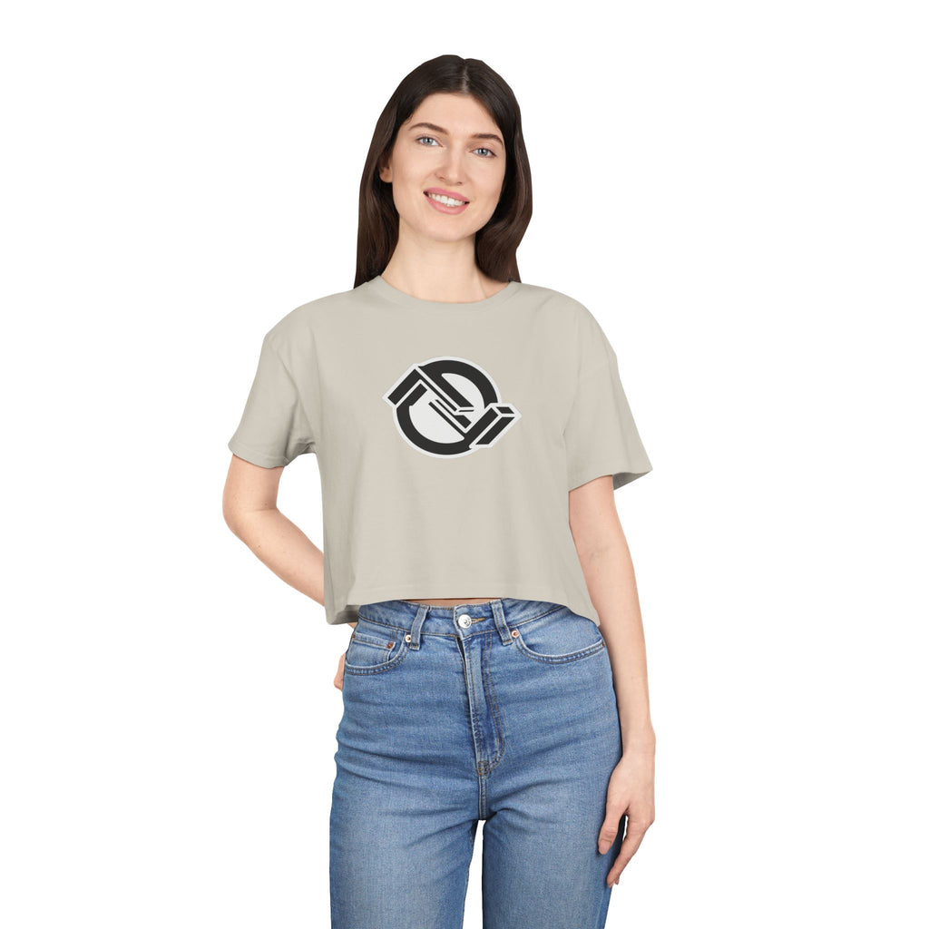 Inverted Logo Crop Tee