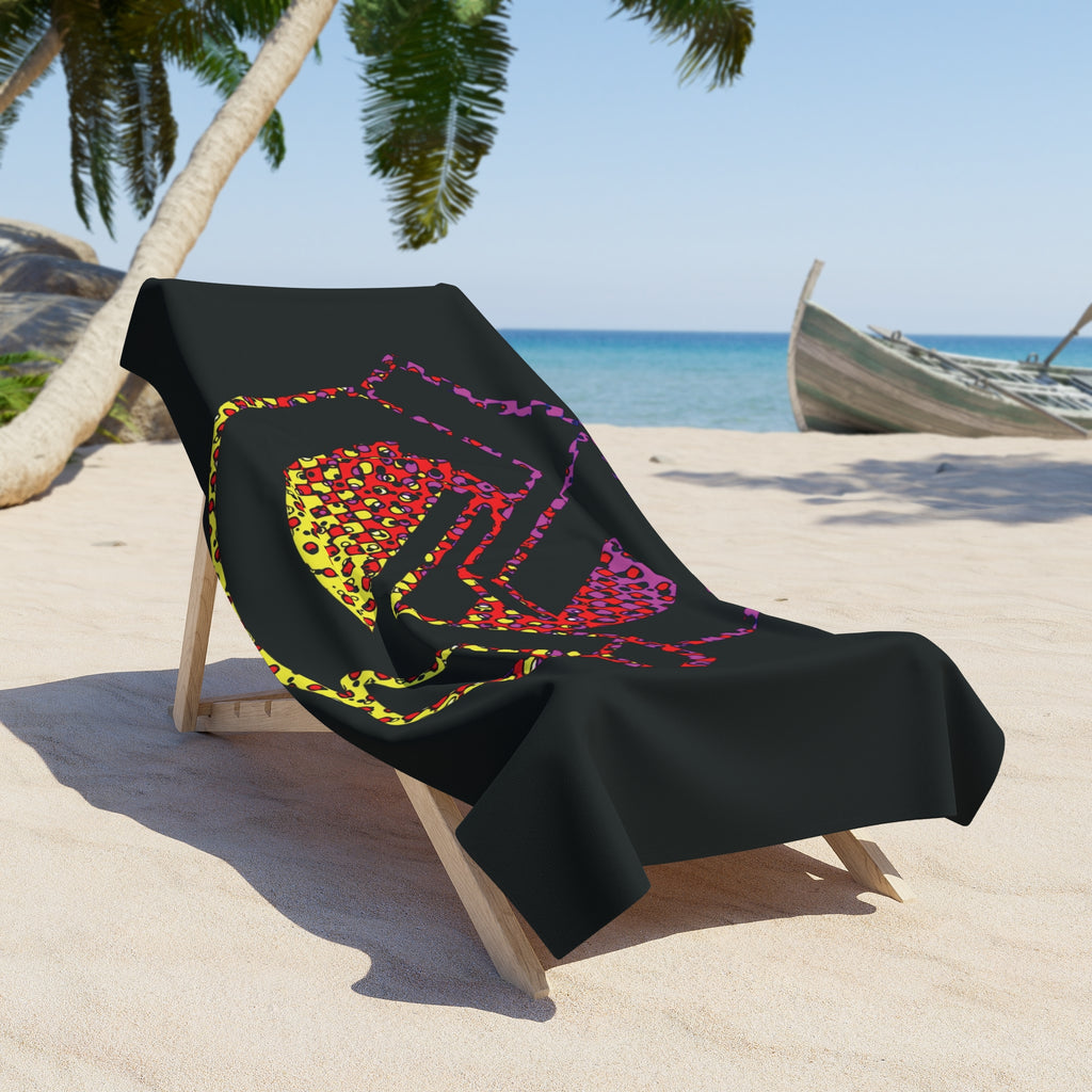Miami Nights—Suds Beach Towel