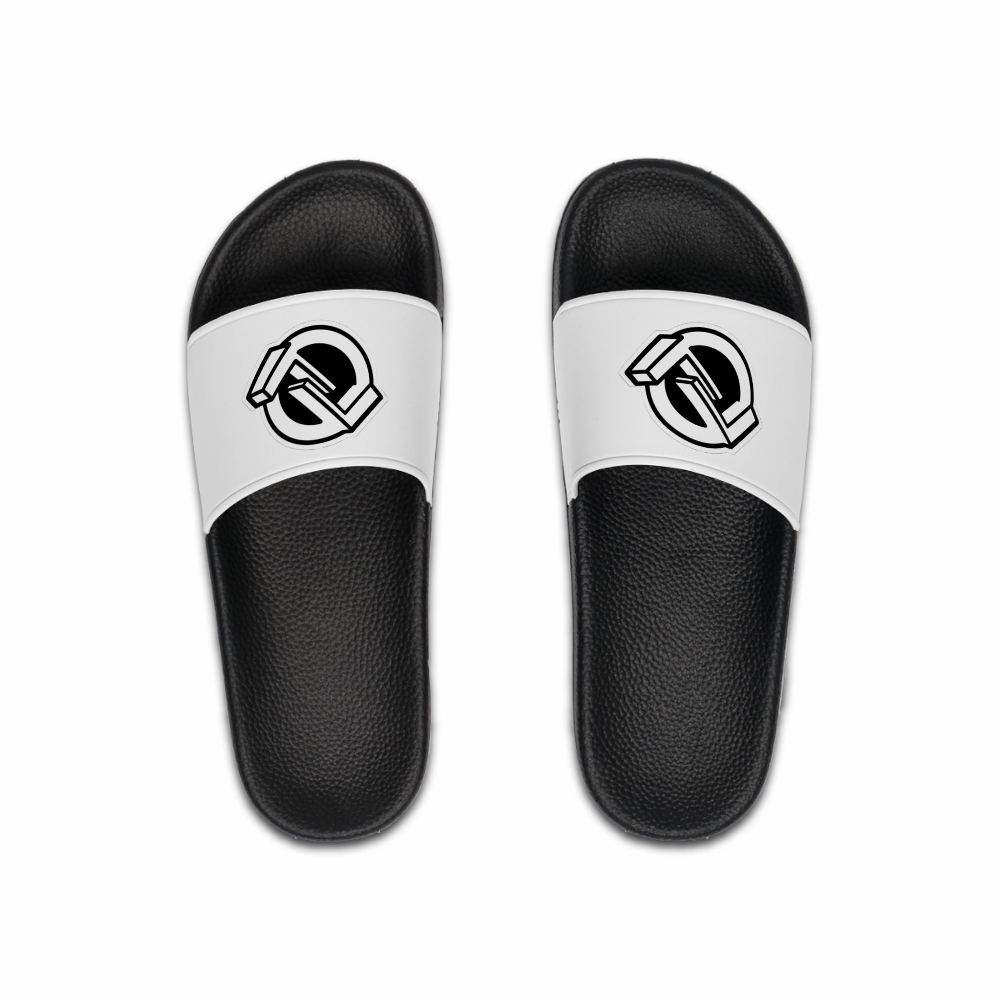 Men's Logo Slides (White)