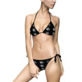 Multi-logo Two-Piece Bikini (Black)