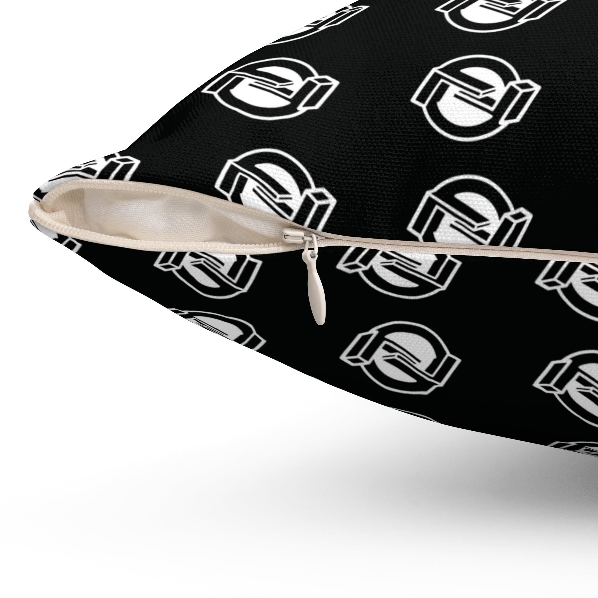 Multi-logo Throw Pillow