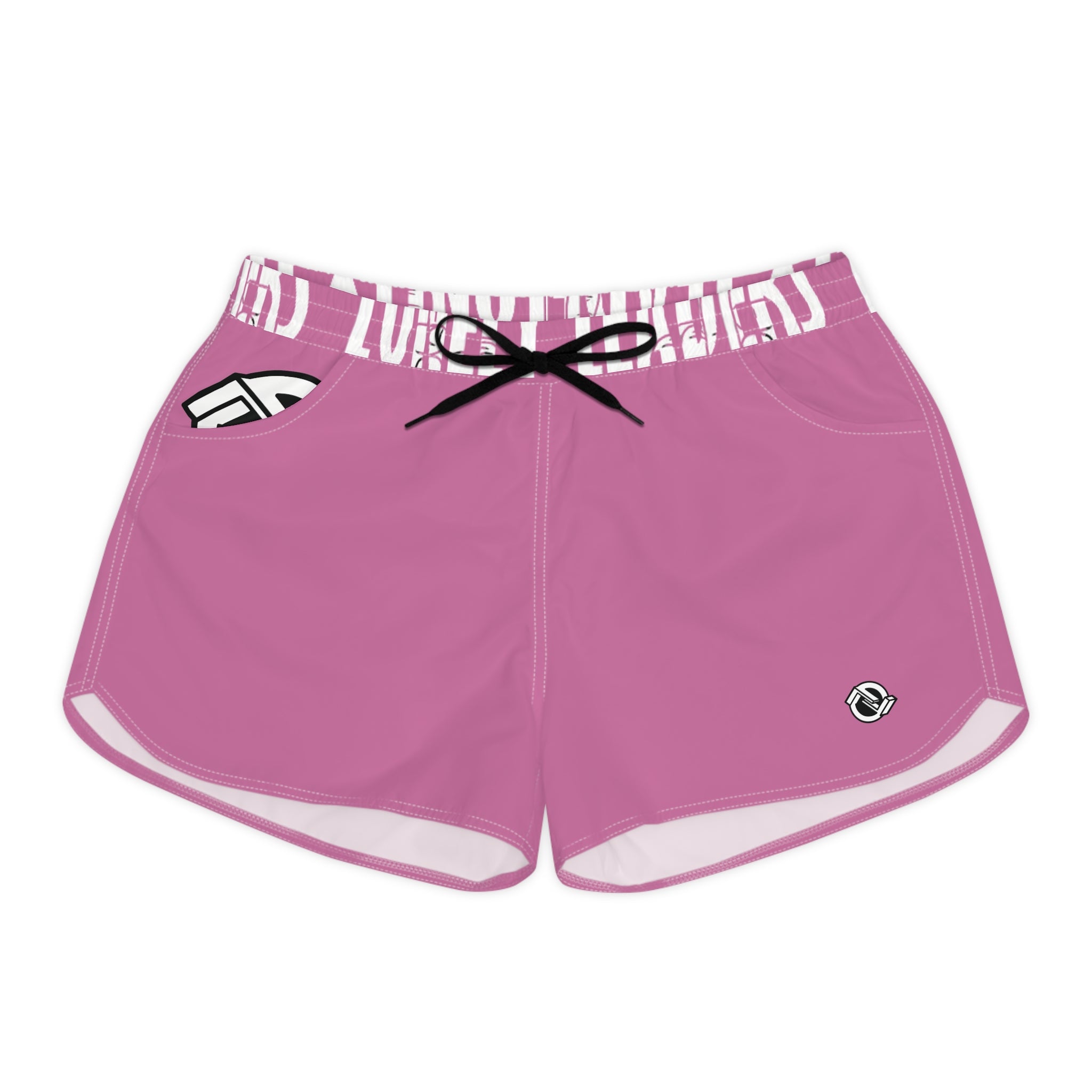 Women’s Pocket Logo Lounge Shorts (Light Pink)