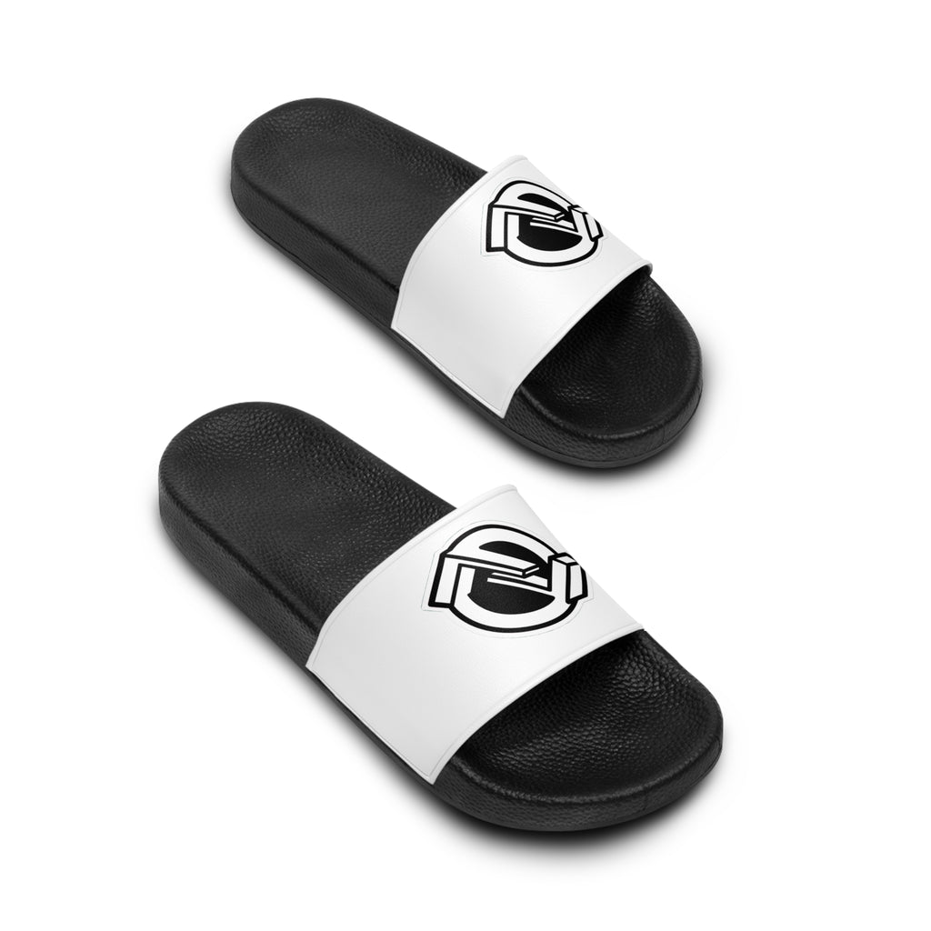 Men's Logo Slides (White)