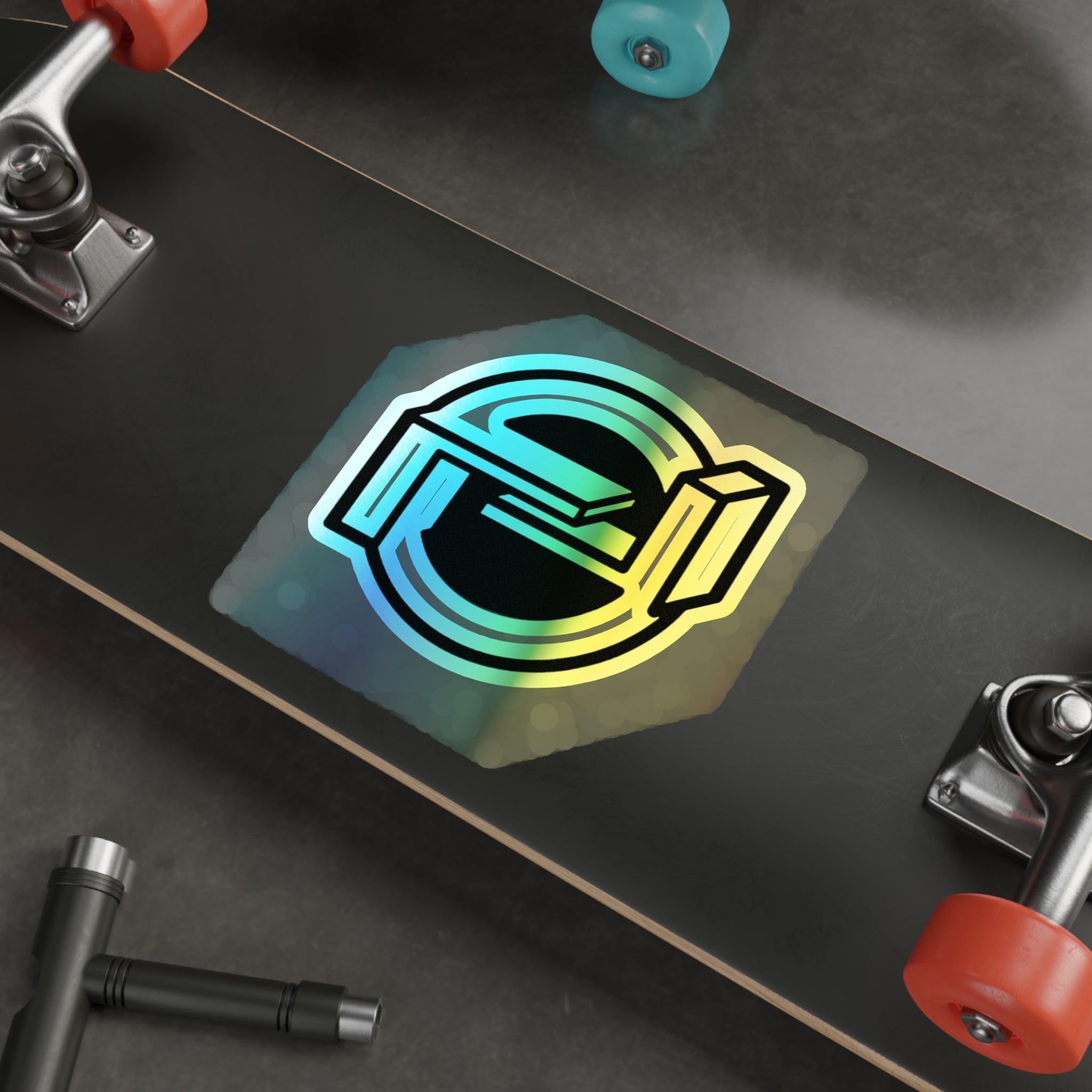 Holographic Logo Die-Cut Logo Sticker