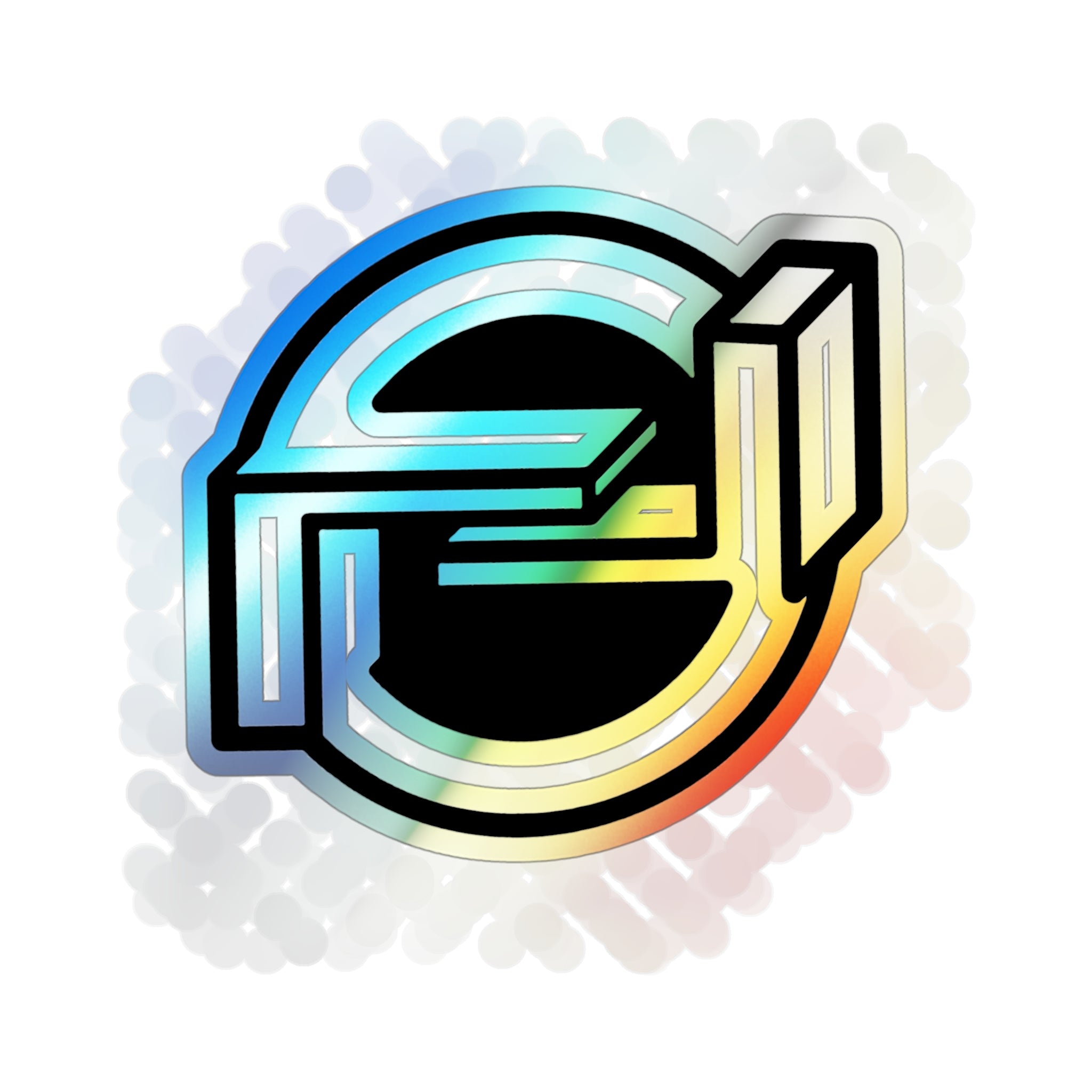 Holographic Logo Die-Cut Logo Sticker