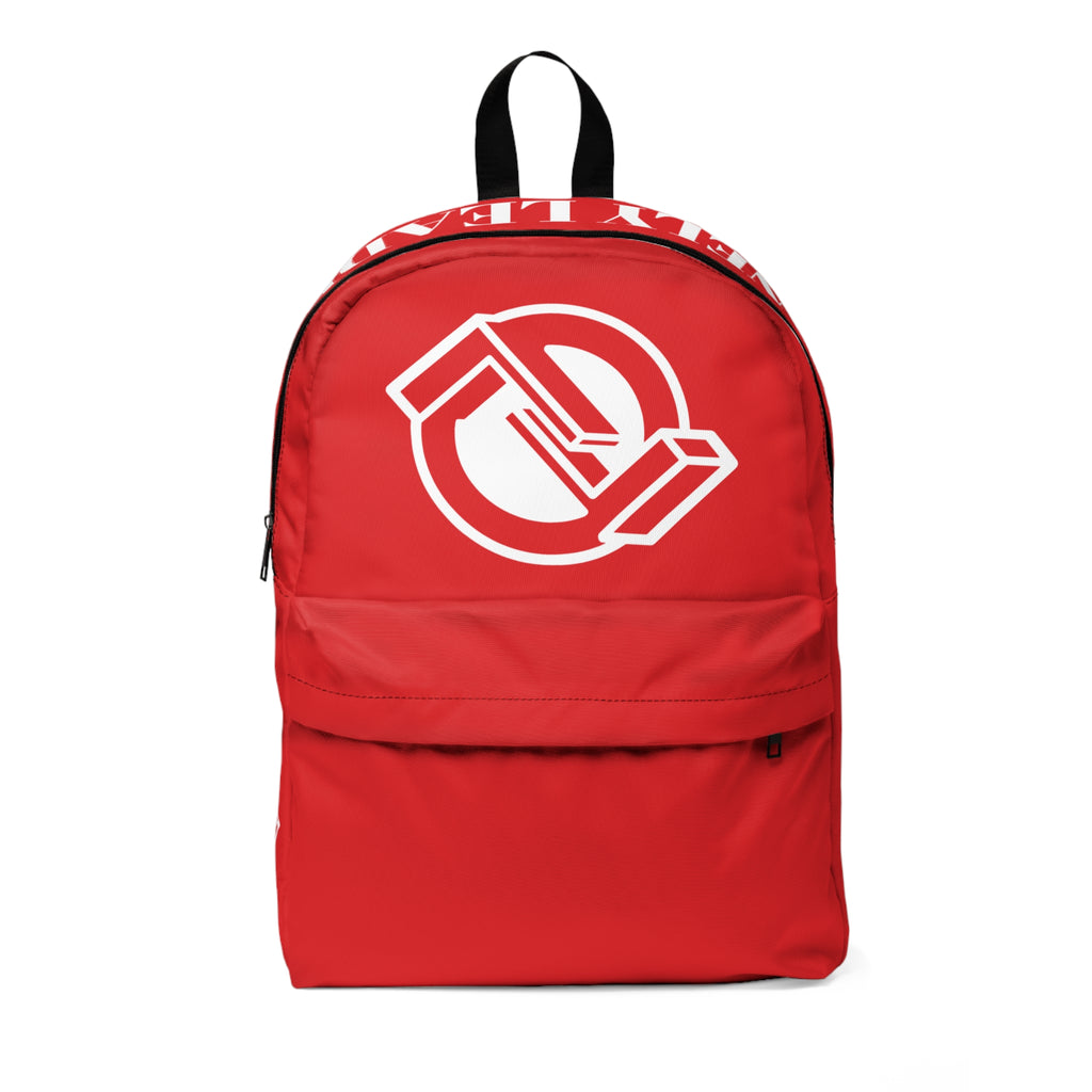 Name & Logo Backpack (Red)