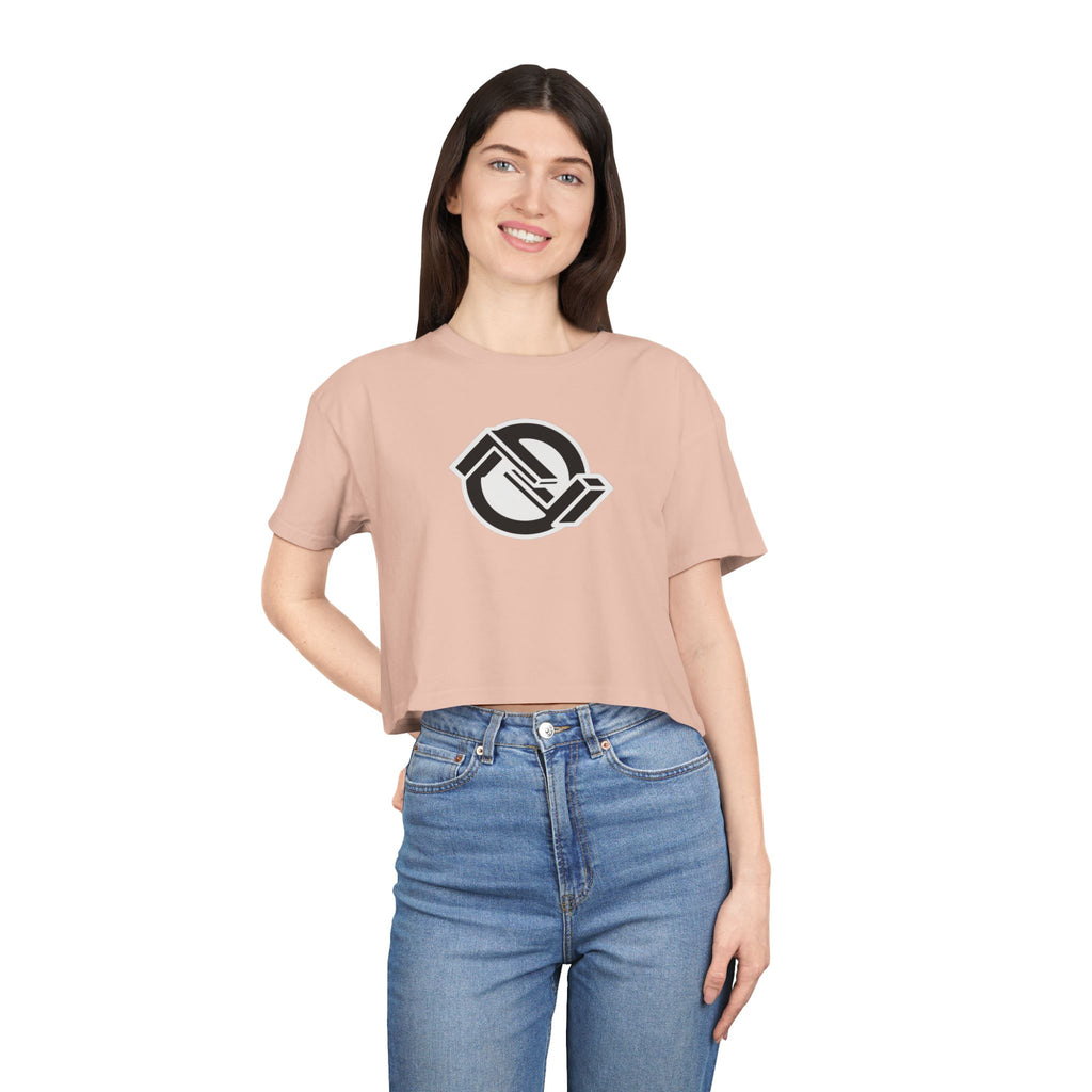 Inverted Logo Crop Tee