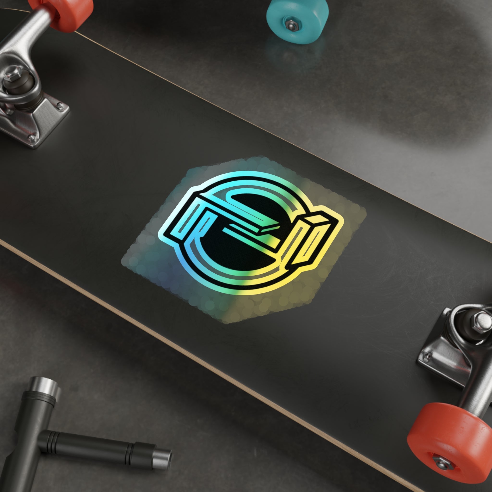 Holographic Logo Die-Cut Logo Sticker