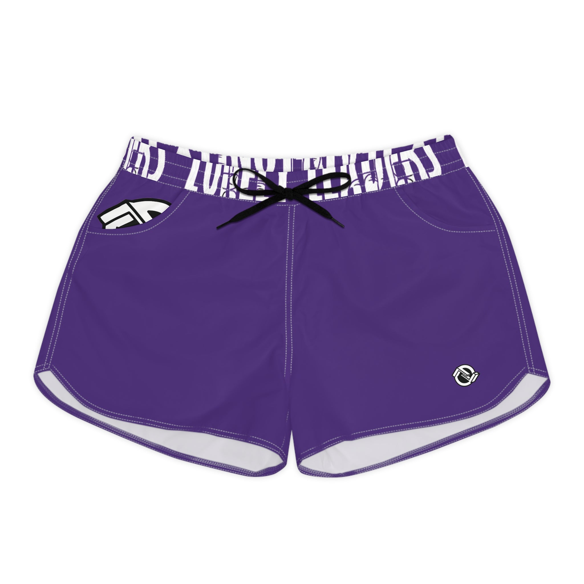 Women’s Pocket Logo Lounge Shorts (Purple)
