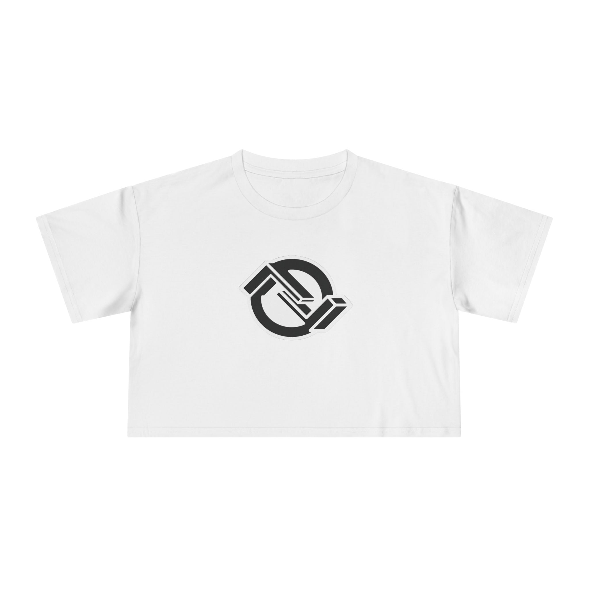Inverted Logo Crop Tee