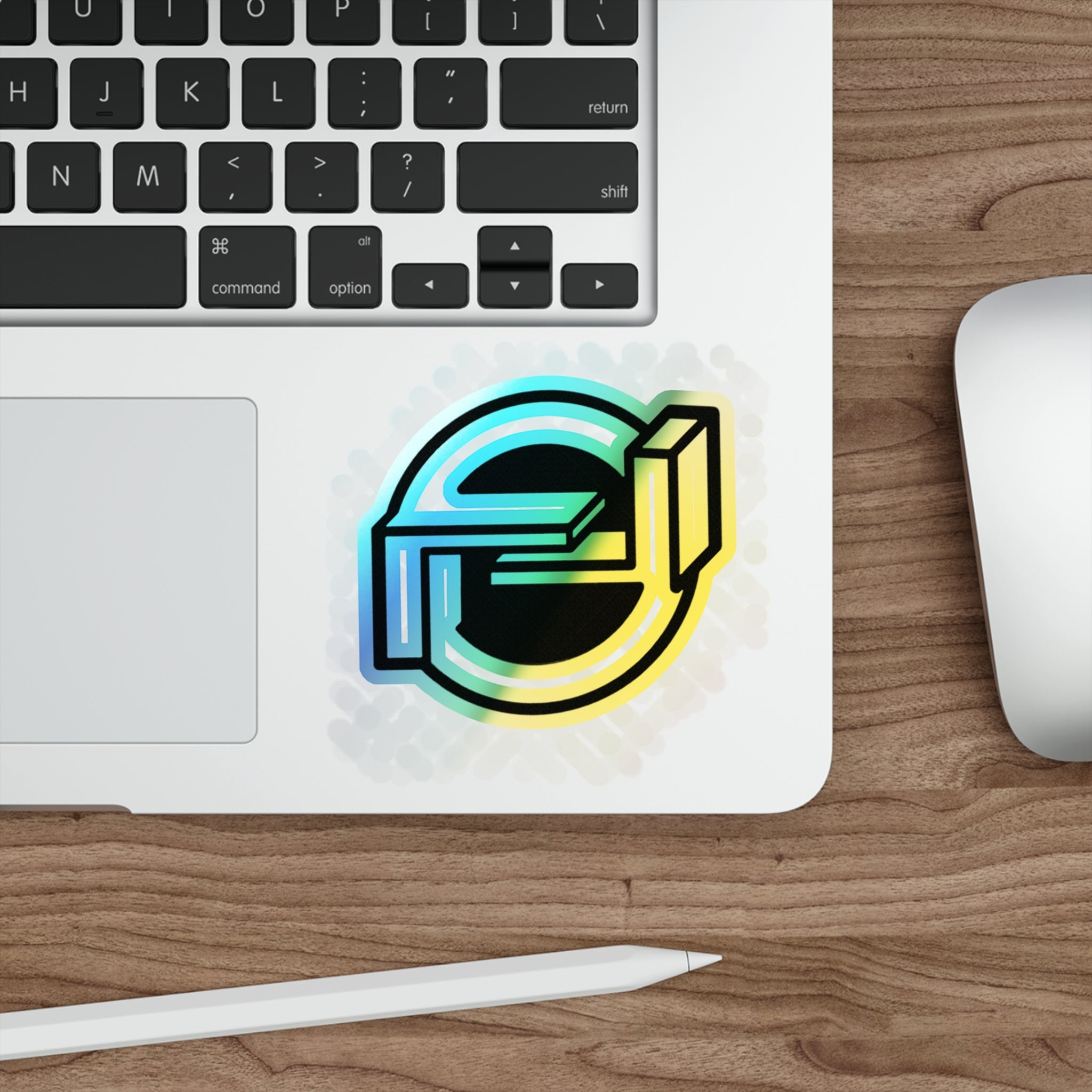 Holographic Logo Die-Cut Logo Sticker