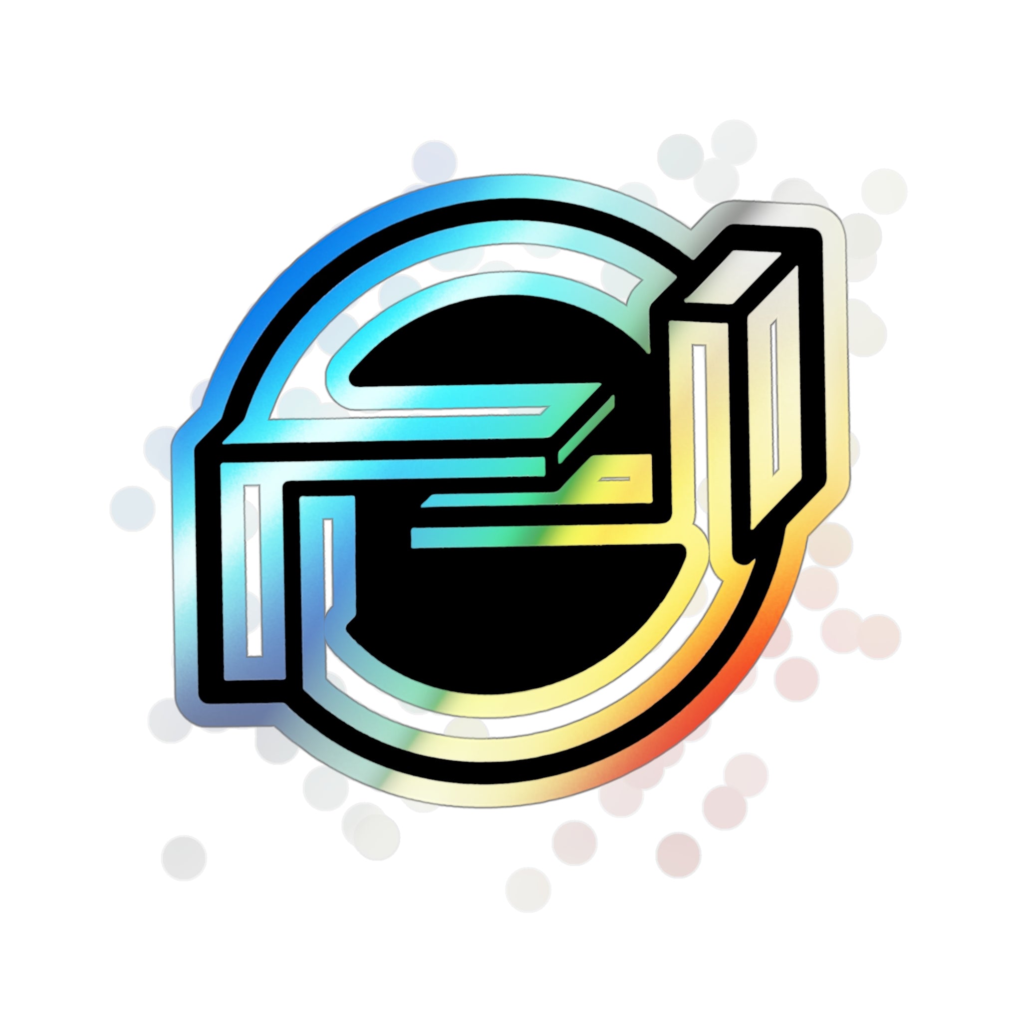 Holographic Logo Die-Cut Logo Sticker