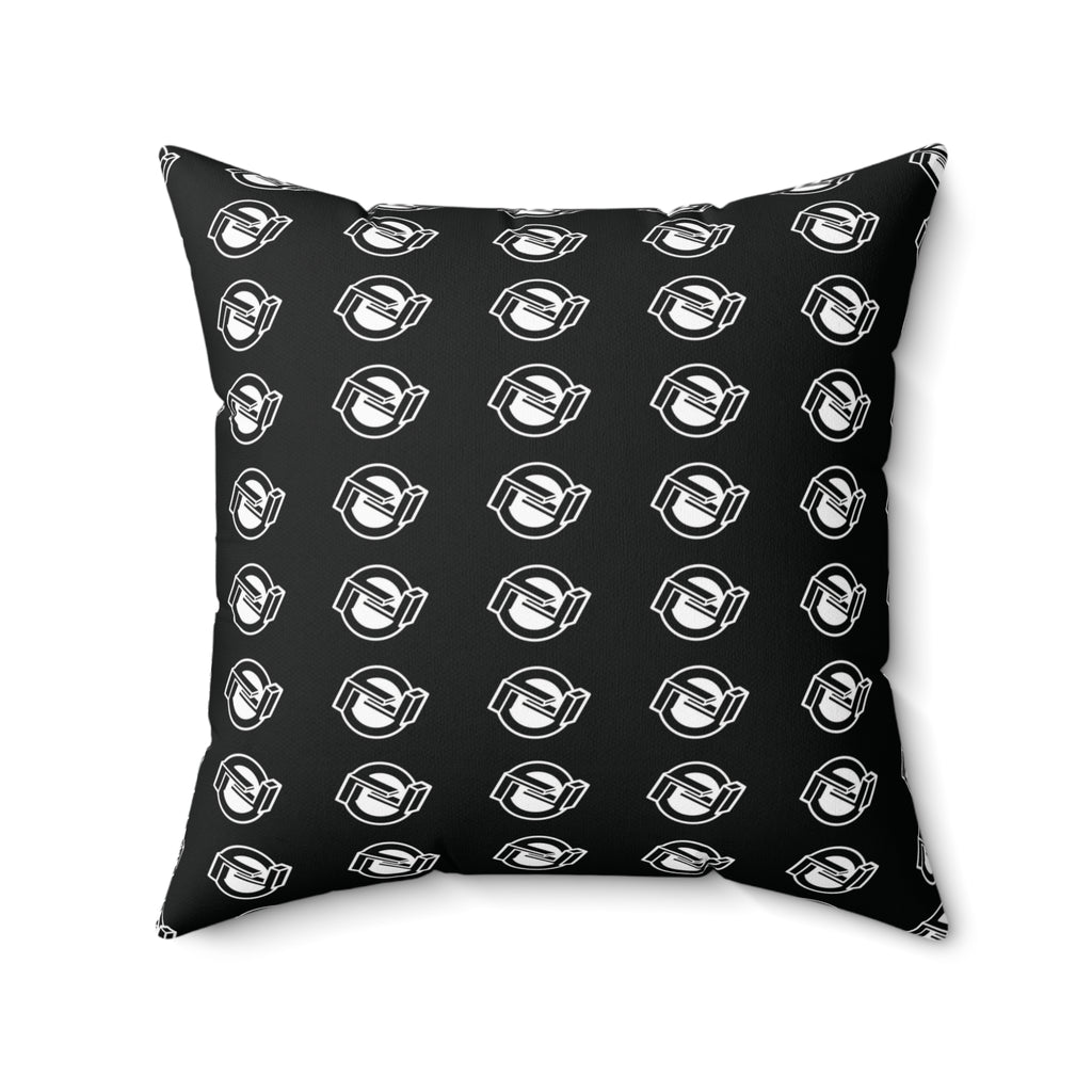 Multi-logo Throw Pillow
