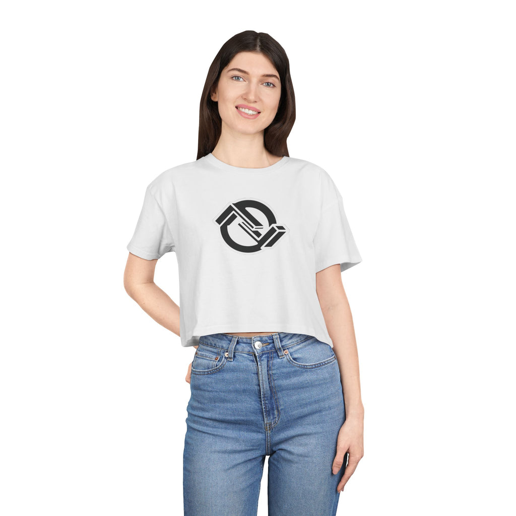Inverted Logo Crop Tee
