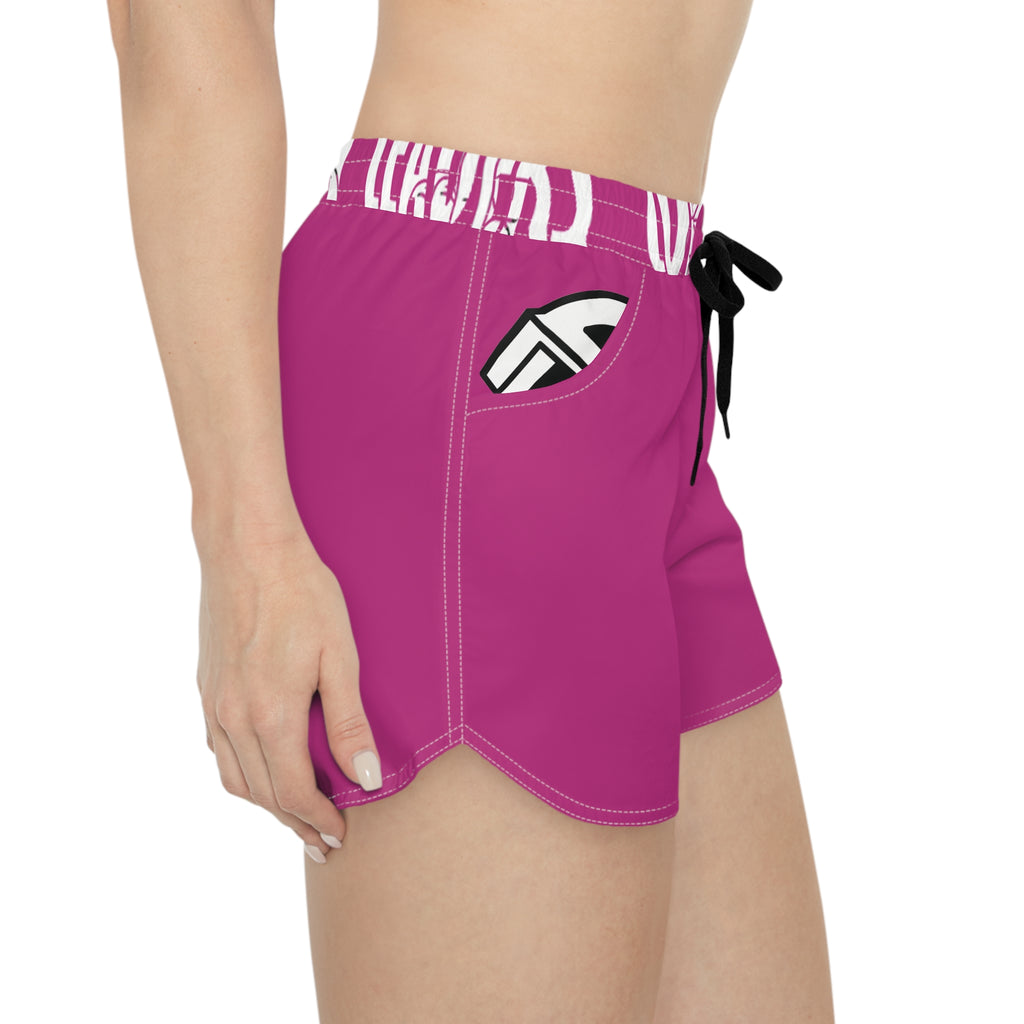 Women’s Pocket Logo Lounge Shorts (Pink)