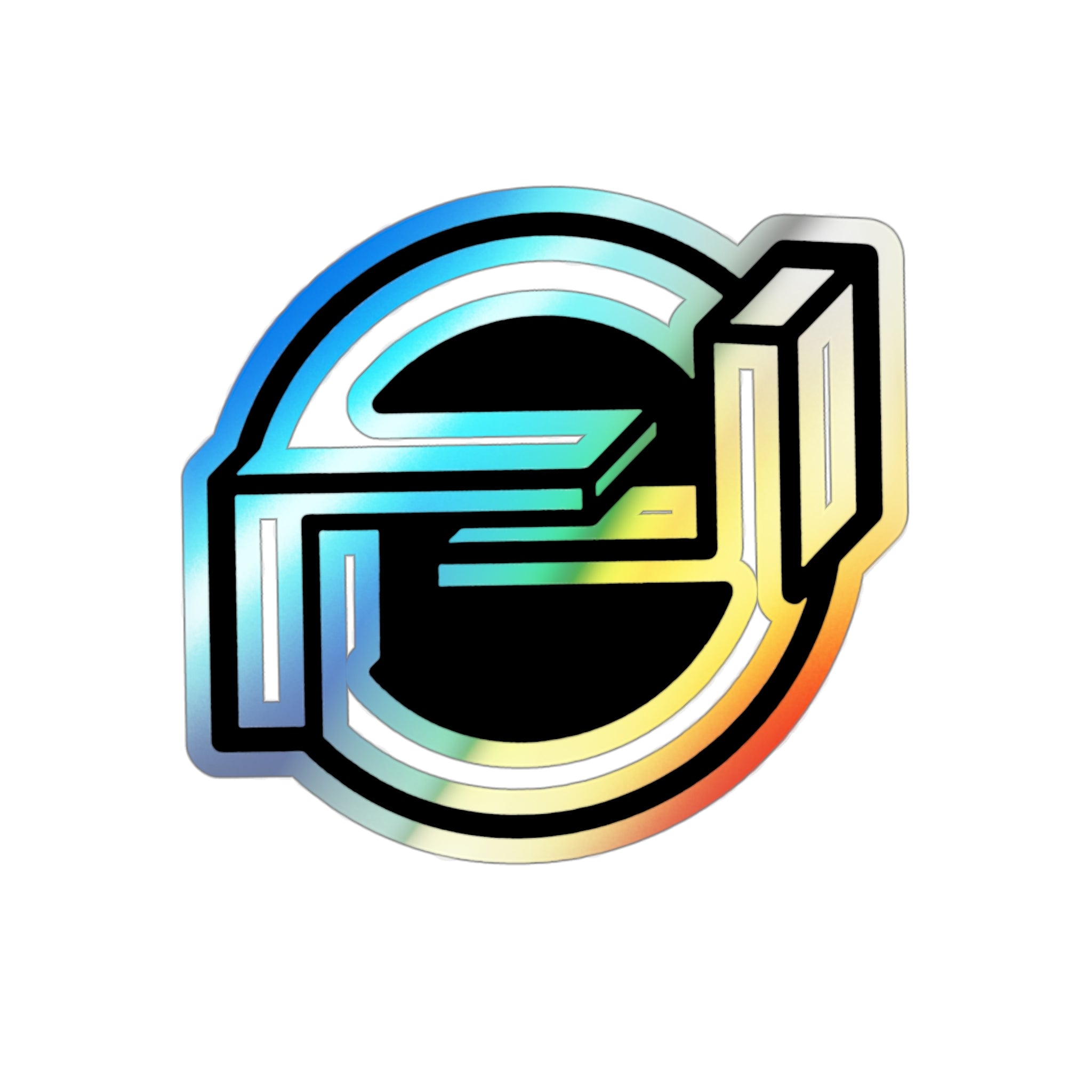 Holographic Logo Die-Cut Logo Sticker