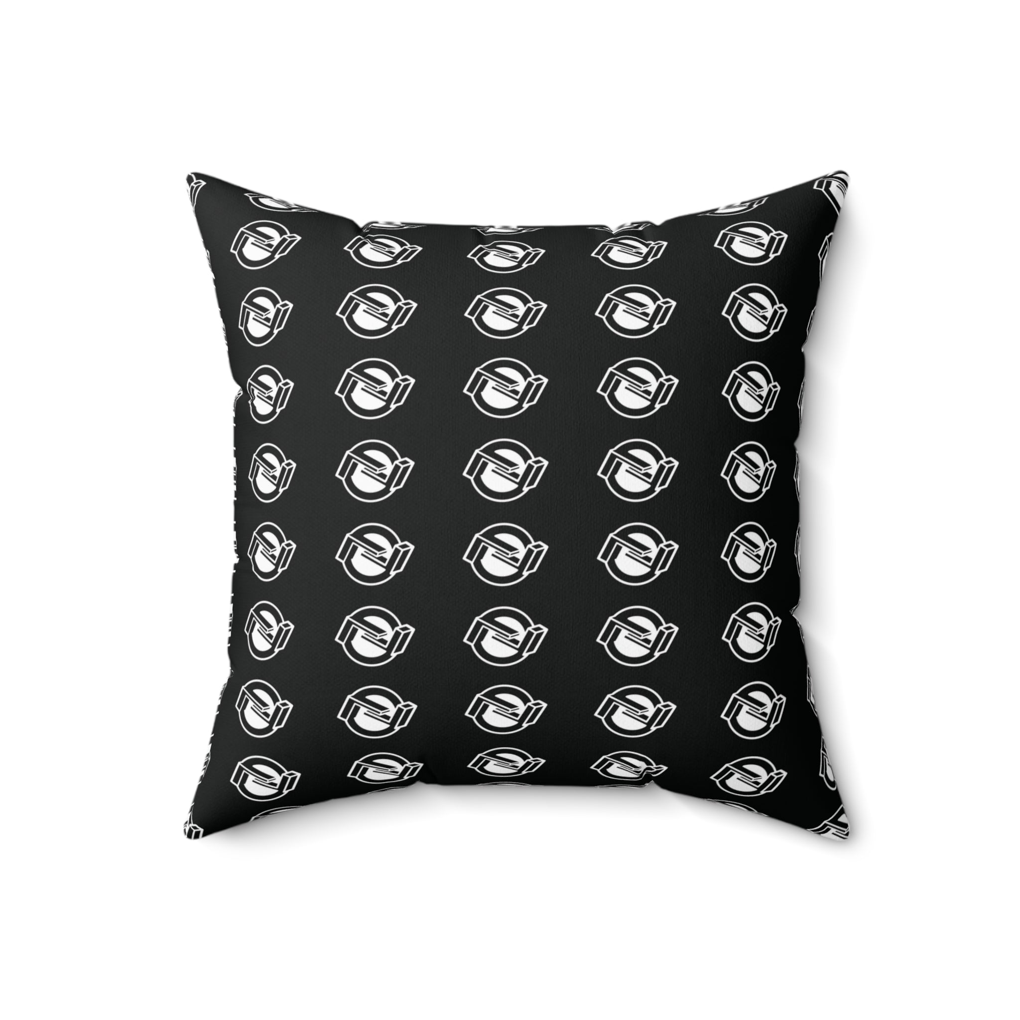 Multi-logo Throw Pillow
