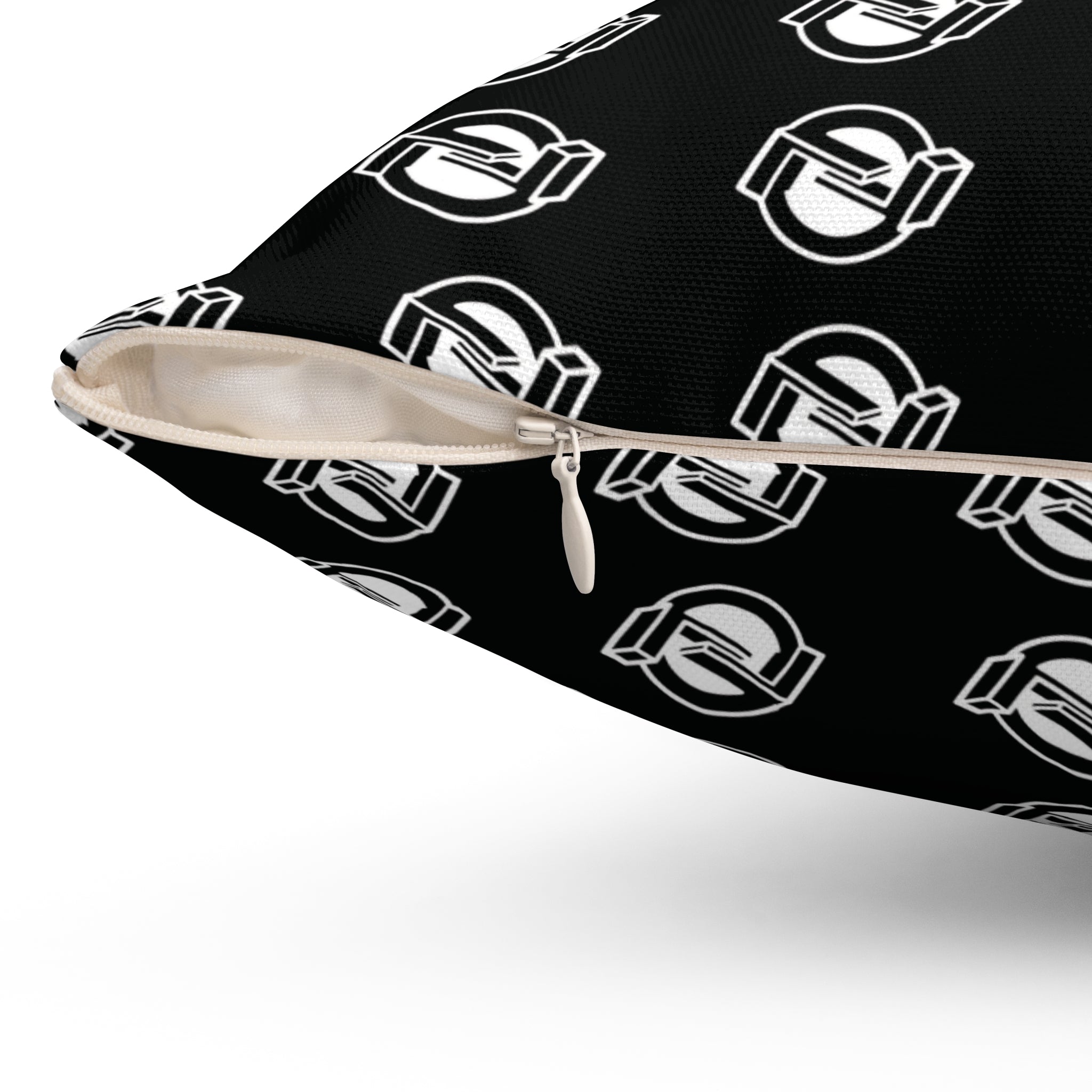 Multi-logo Throw Pillow