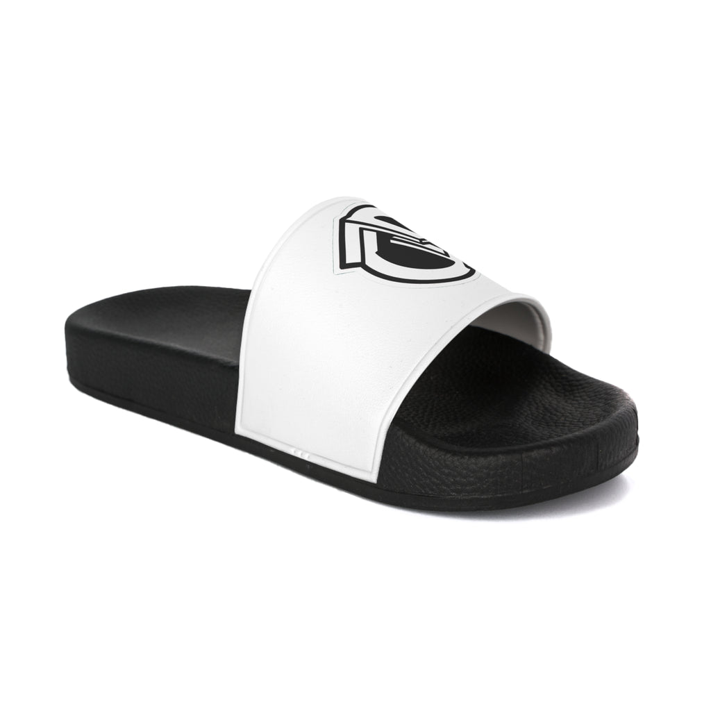 Men's Logo Slides (White)