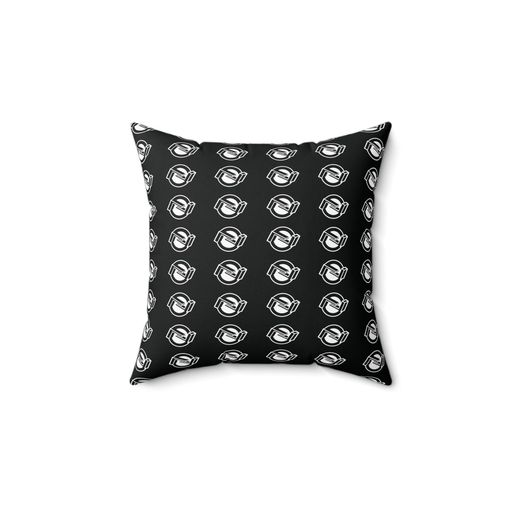 Multi-logo Throw Pillow