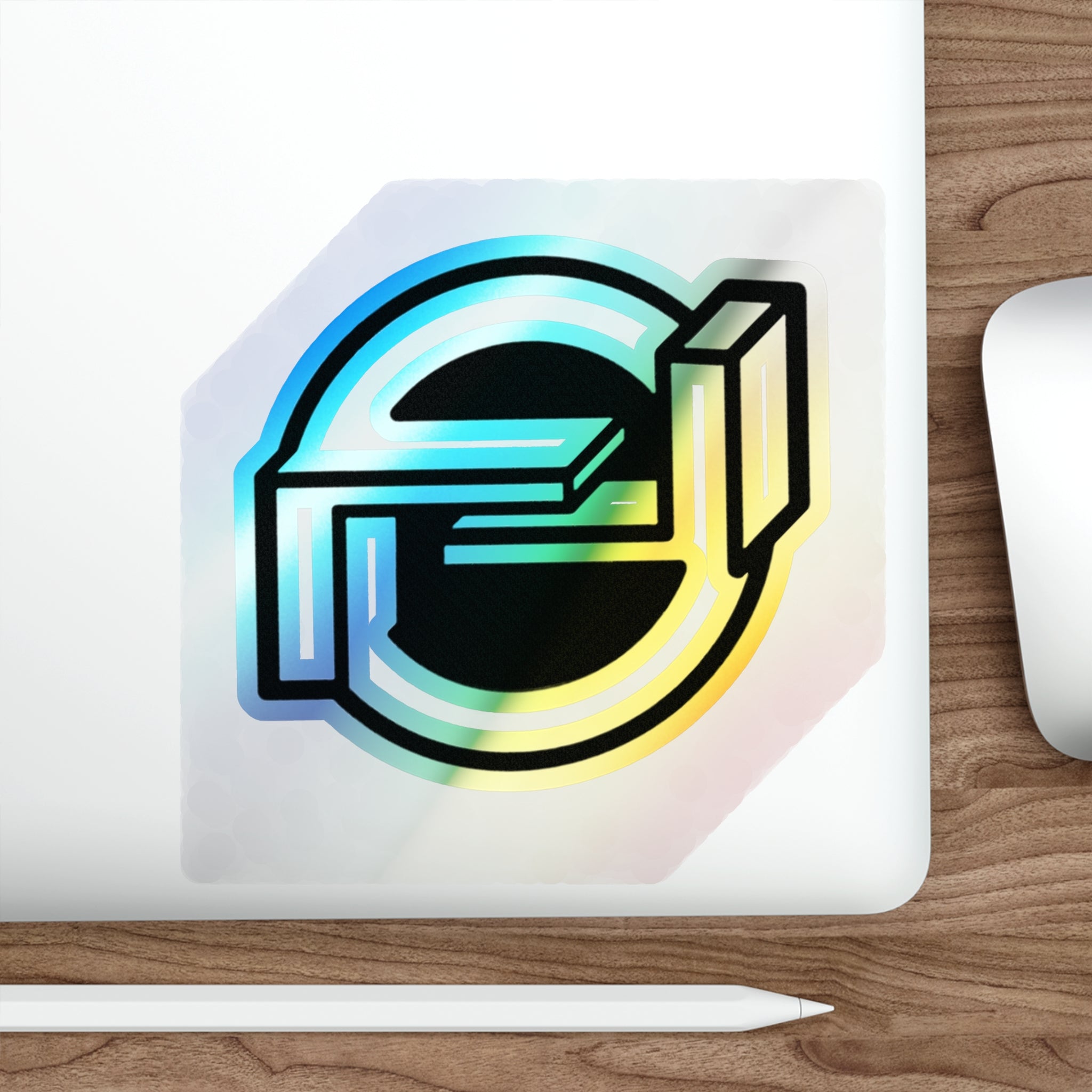 Holographic Logo Die-Cut Logo Sticker