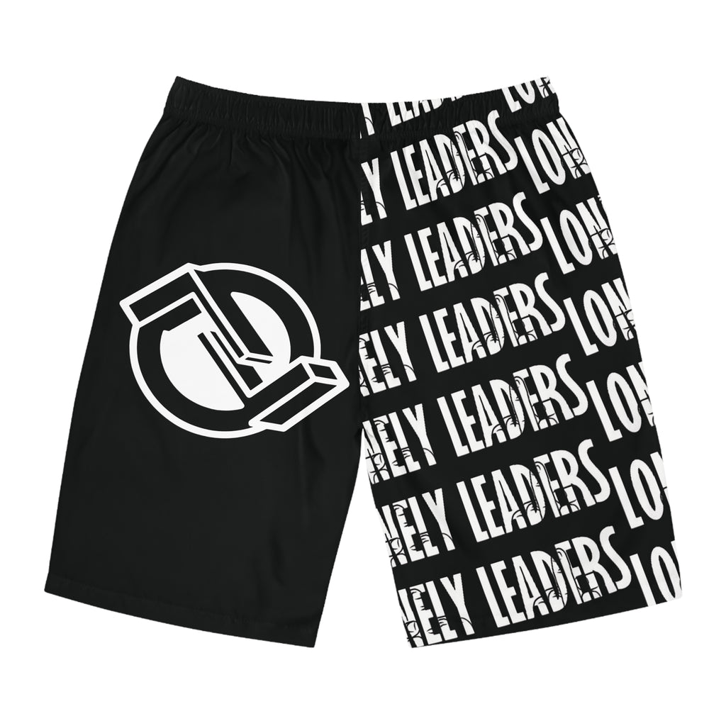 Name & Logo Men’s Board Shorts (Black)