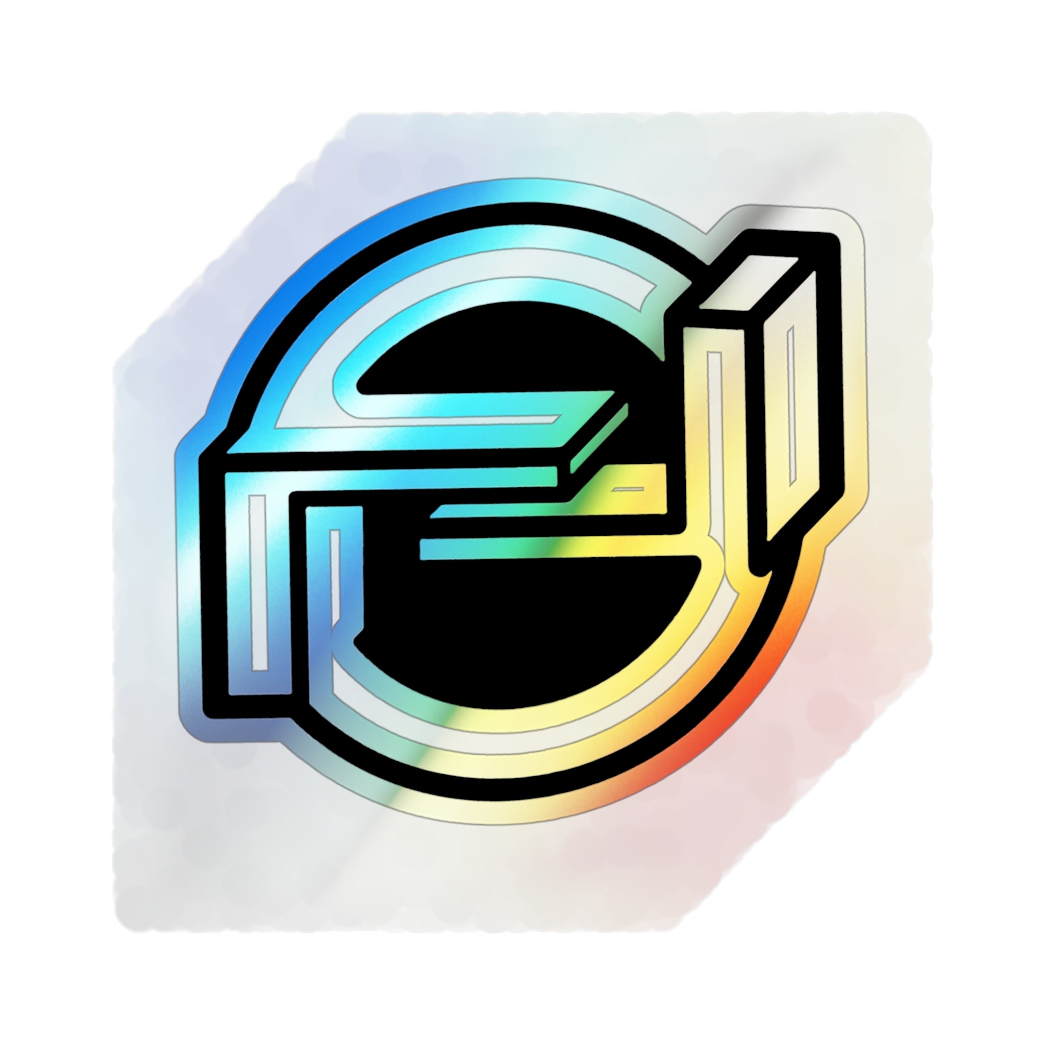 Holographic Logo Die-Cut Logo Sticker